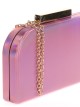 Clutch fiesta metalizado rosa-ab