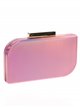 Faux leather clutch rosa-ab