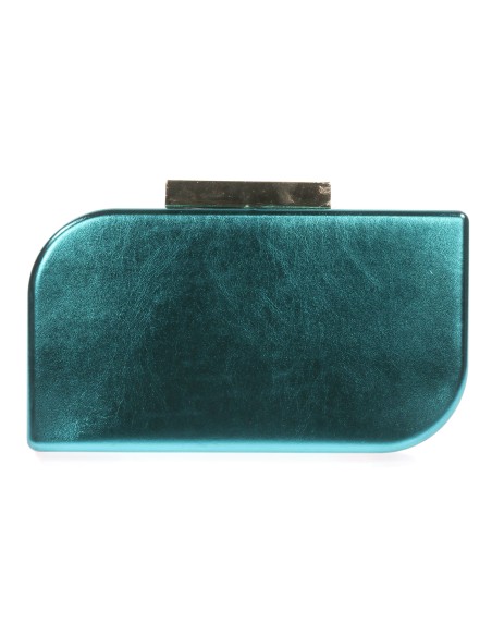 Faux leather clutch esmeralda