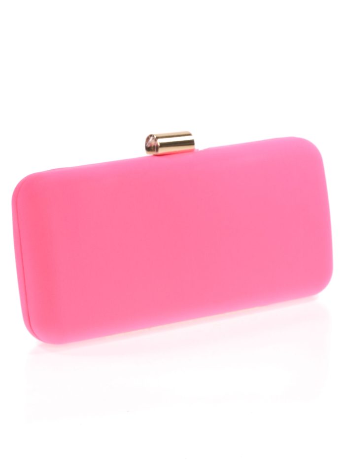 Clutch fiesta liso fucsia