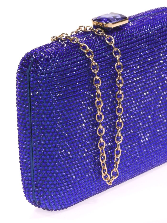 Clutch fiesta pedrería azulon