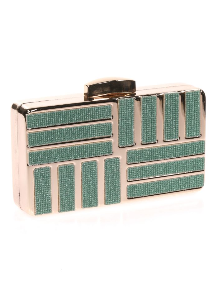 Clutch fiesta glitter verde