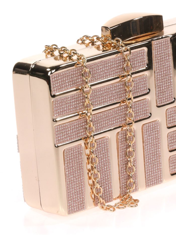 Clutch fiesta glitter champan