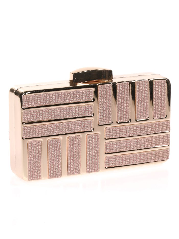 Clutch fiesta glitter champan