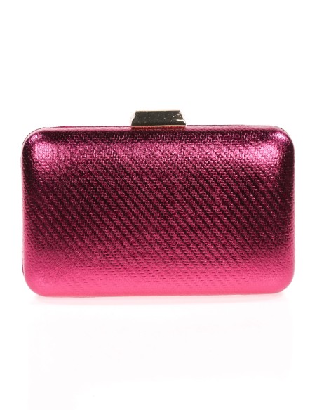 Clutch fiesta metalizado buganvilla