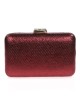 Clutch fiesta metalizado granate