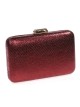 Clutch fiesta metalizado granate