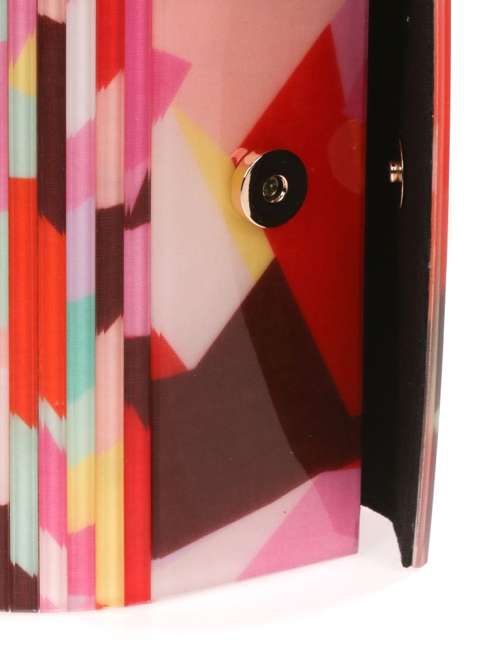 Cartera fiesta nácar fucsia