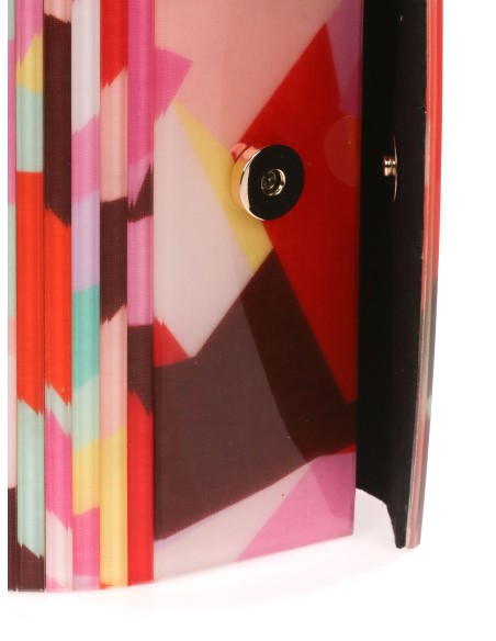 Cartera fiesta nácar fucsia