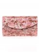 Marble effect clutch rosa