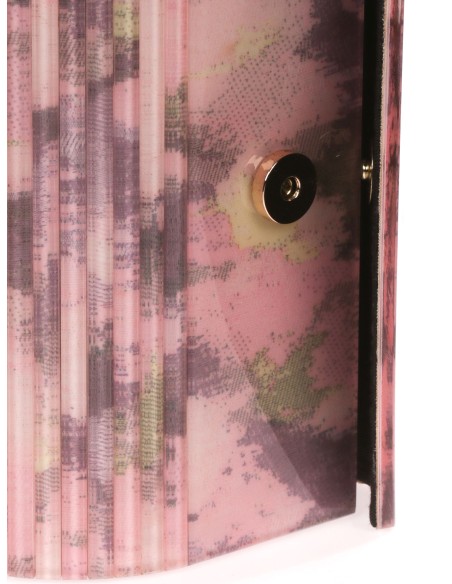 Cartera fiesta nácar coral