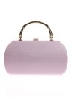 Clutch fiesta metalizado lila