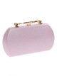 Clutch fiesta metalizado lila
