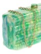 Clutch fiesta nácar verde