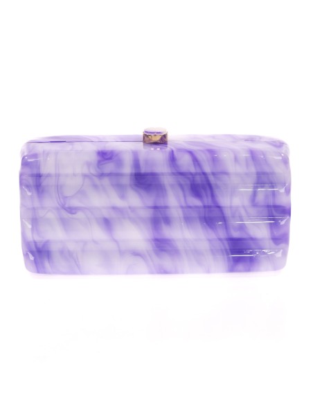 Clutch fiesta nácar violeta