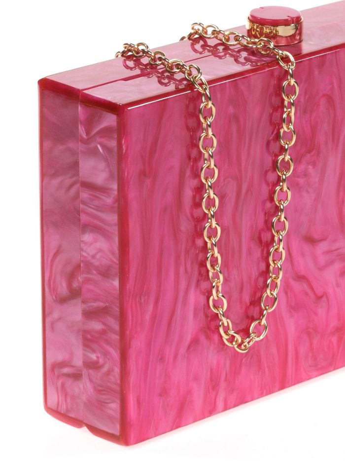 Clutch fiesta nácar buganvilla