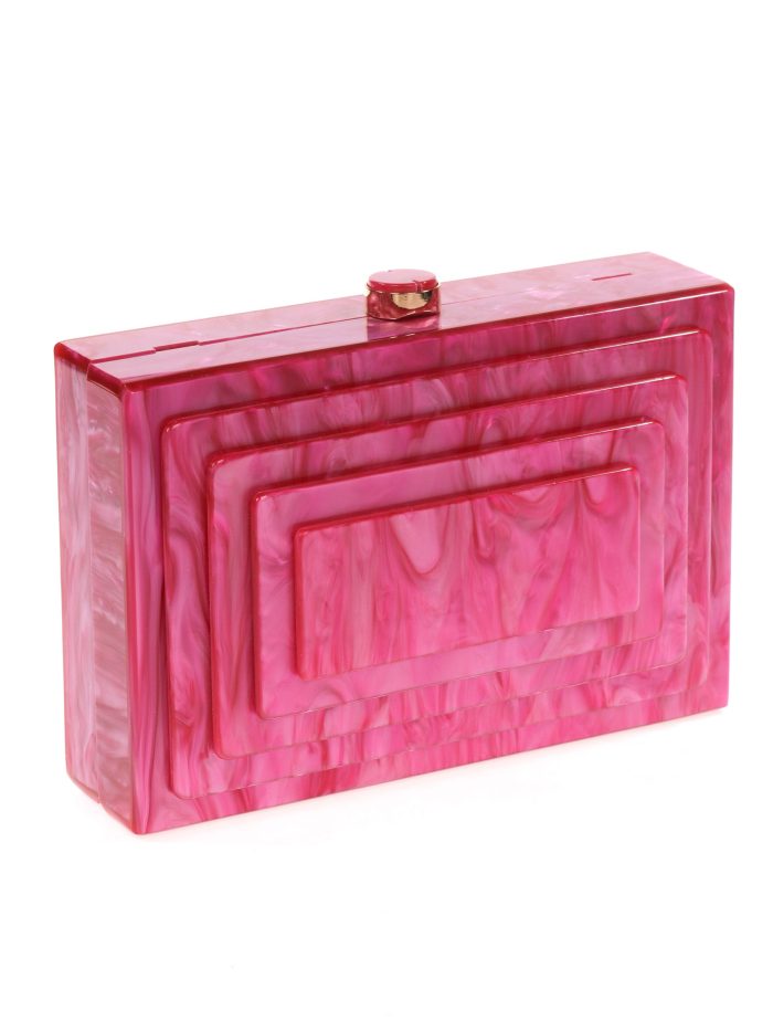 Clutch fiesta nácar buganvilla