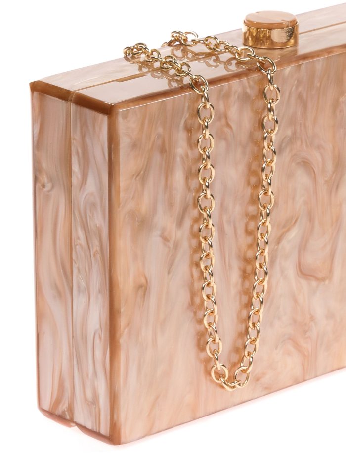 Clutch fiesta nácar oro-claro