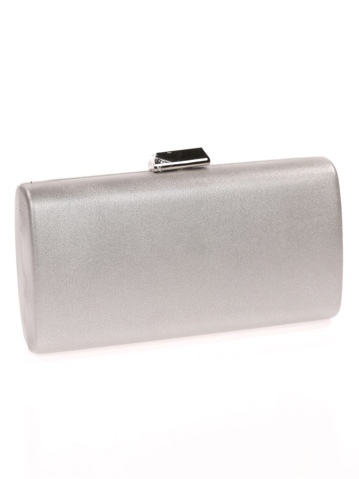 Clutch fiesta polipiel plata