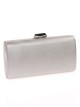 Clutch fiesta polipiel plata