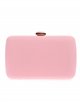 Clutch with metallic detail rosa