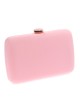 Clutch fiesta detalle metálico rosa