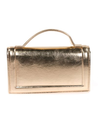 Faux leather mini citybag light-oro