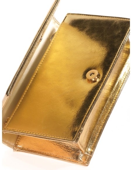 Mini citybag fiesta polipiel dark-oro