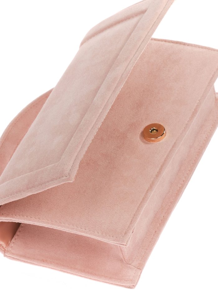 Mini citybag fiesta antelina rosa-palo