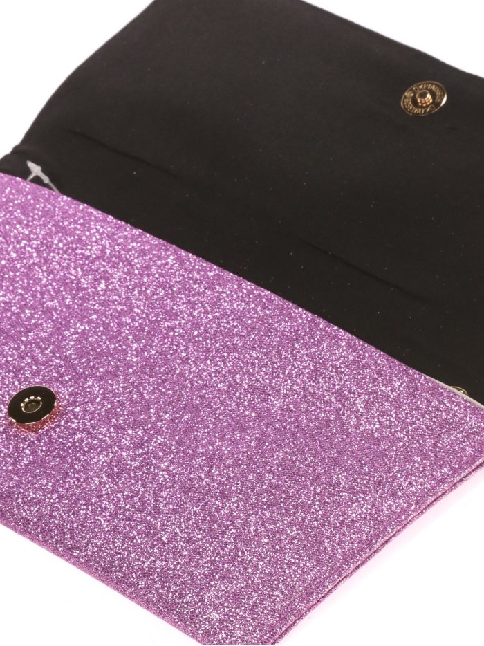 Cartera fiesta pedrería lila
