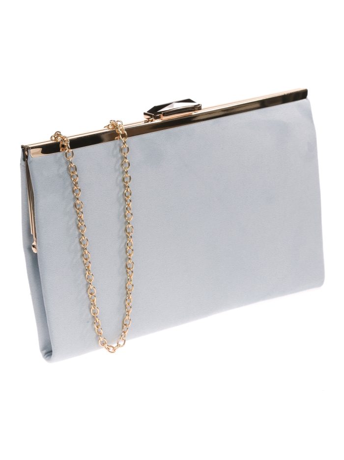 Cartera fiesta antelina azul-bb