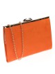 Cartera fiesta antelina naranja