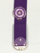 Cinturón elástico estrellas morado