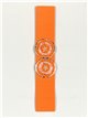 Elastic belt with beads naranja