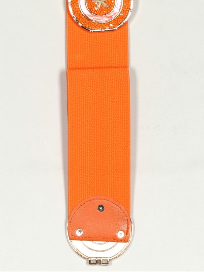 Cinturón elástico estrellas naranja 2