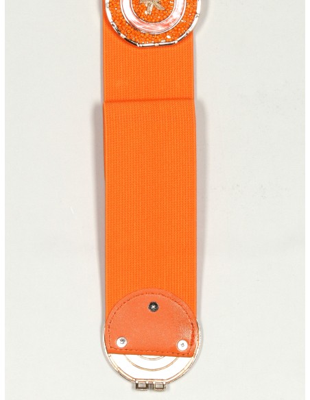 Cinturón elástico estrellas naranja