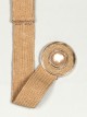 Cinturón elástico efecto rafia natural