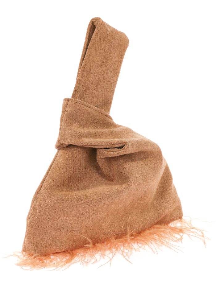 Mini bolso nudo japonés plumas camel