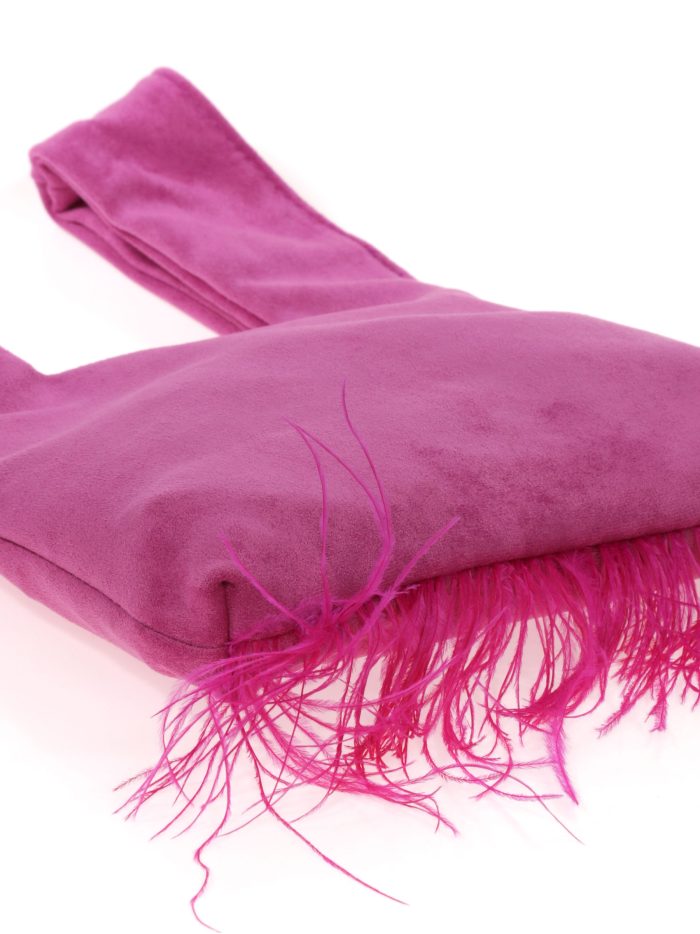 Mini bolso nudo japonés plumas buganvia