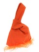 Mini bolso nudo japonés plumas naranja