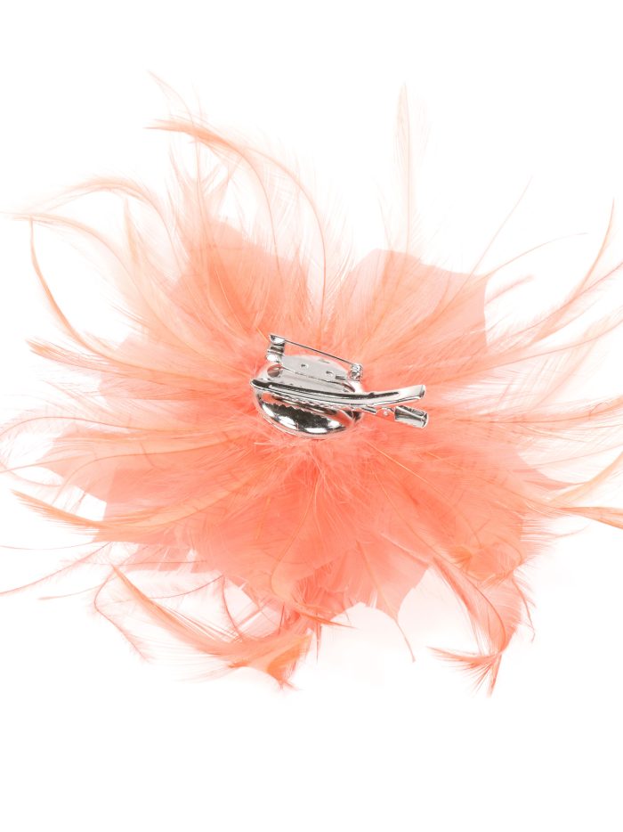 Kleiner Kopfschmuck mit Korallenfedern