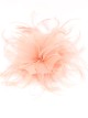 Tocado pequeño plumas rosa