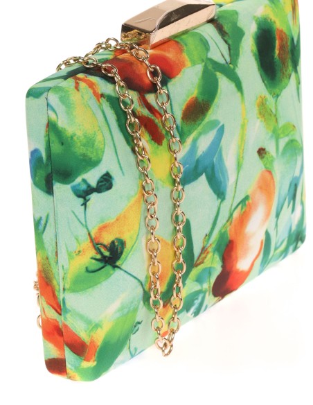Clutch fiesta estampado verde