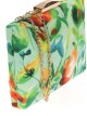 Clutch fiesta estampado verde