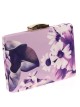Clutch fiesta estampado violeta