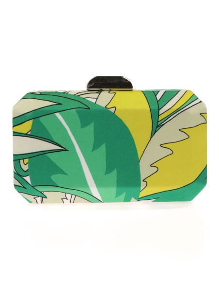Clutch fiesta estampado verde