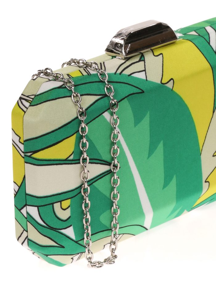 Clutch fiesta estampado verde