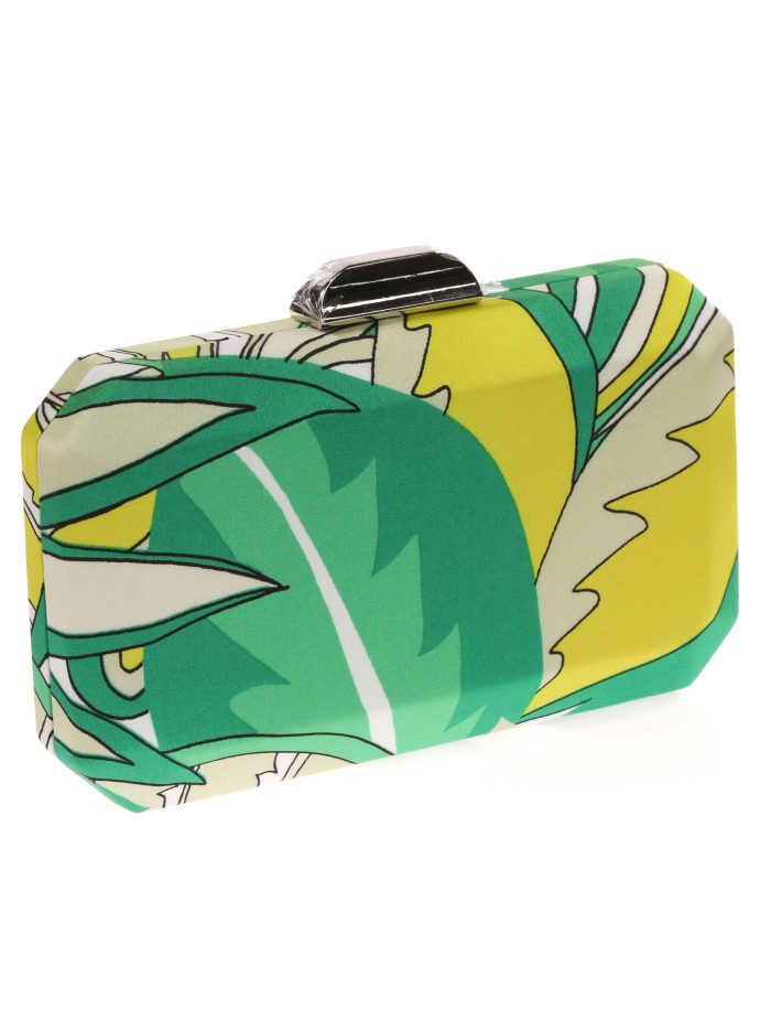 Clutch fiesta estampado verde
