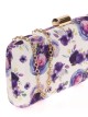 Clutch fiesta floral violeta