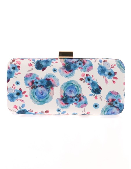 Floral print cluth azulon